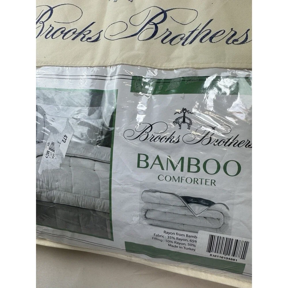 Brooks Brothers Queen Bamboo Comforter